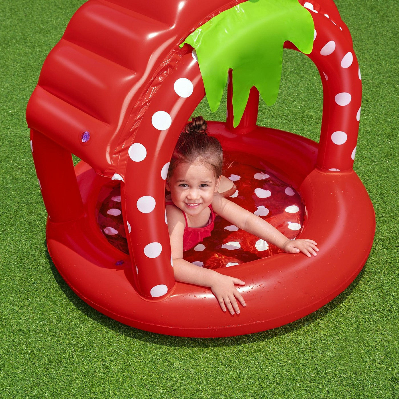 Bestway 52387 Inflatable Pool VERY BERRY With A Roof 91 X 91 X 91 Cm