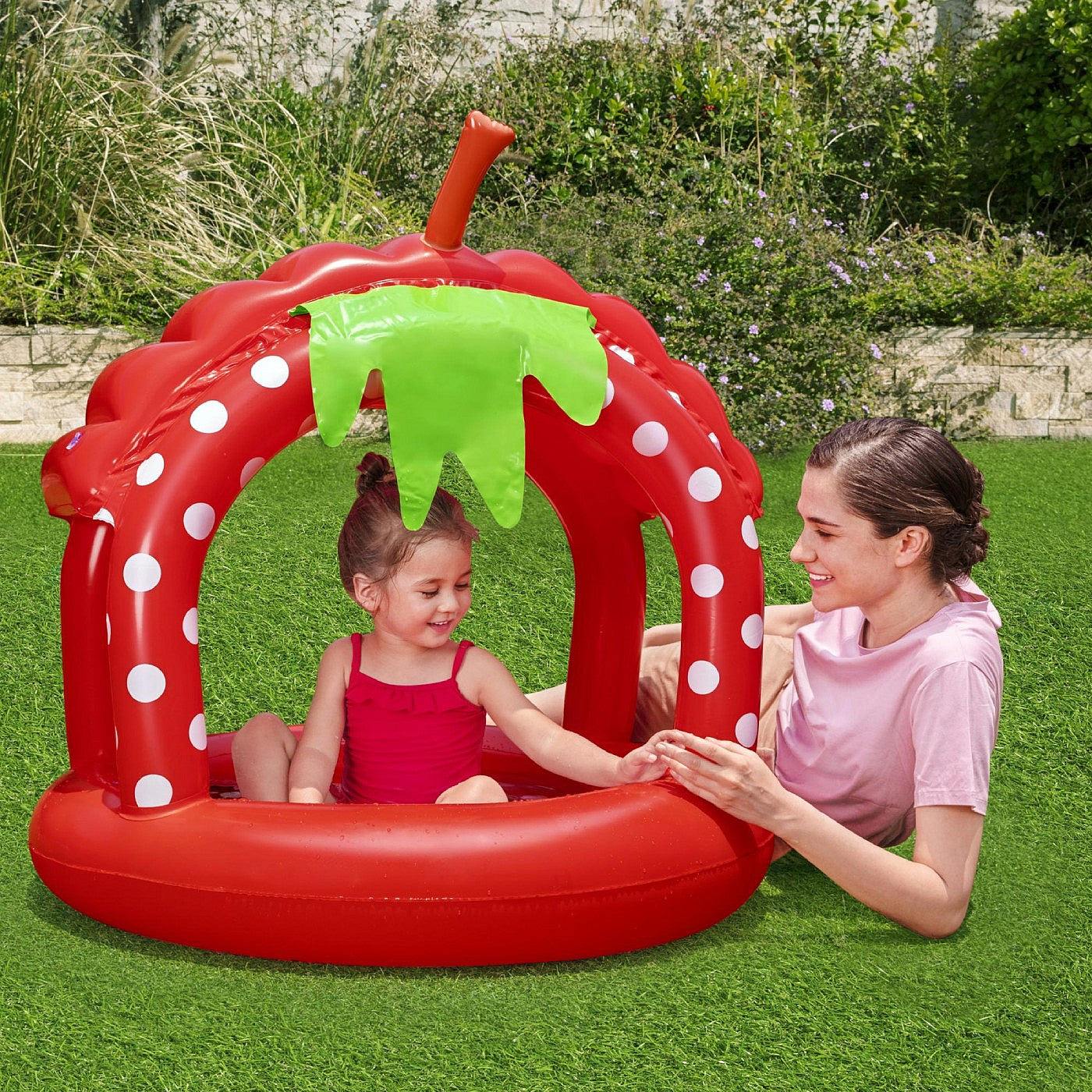 Bestway 52387 Inflatable Pool VERY BERRY With A Roof 91 X 91 X 91 Cm