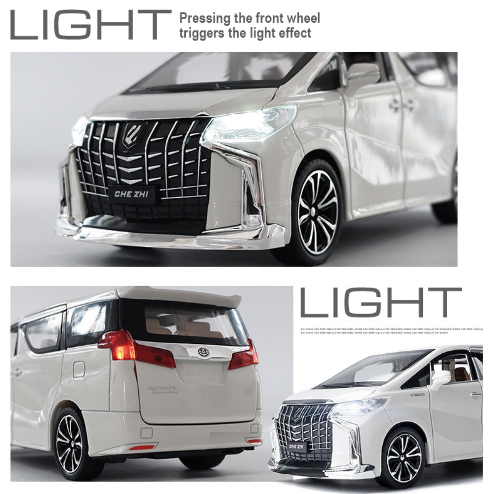 Dynamic Drive Explorer Alphard Feature-Packed Die-Cast Metal Model Car With Light And Sound