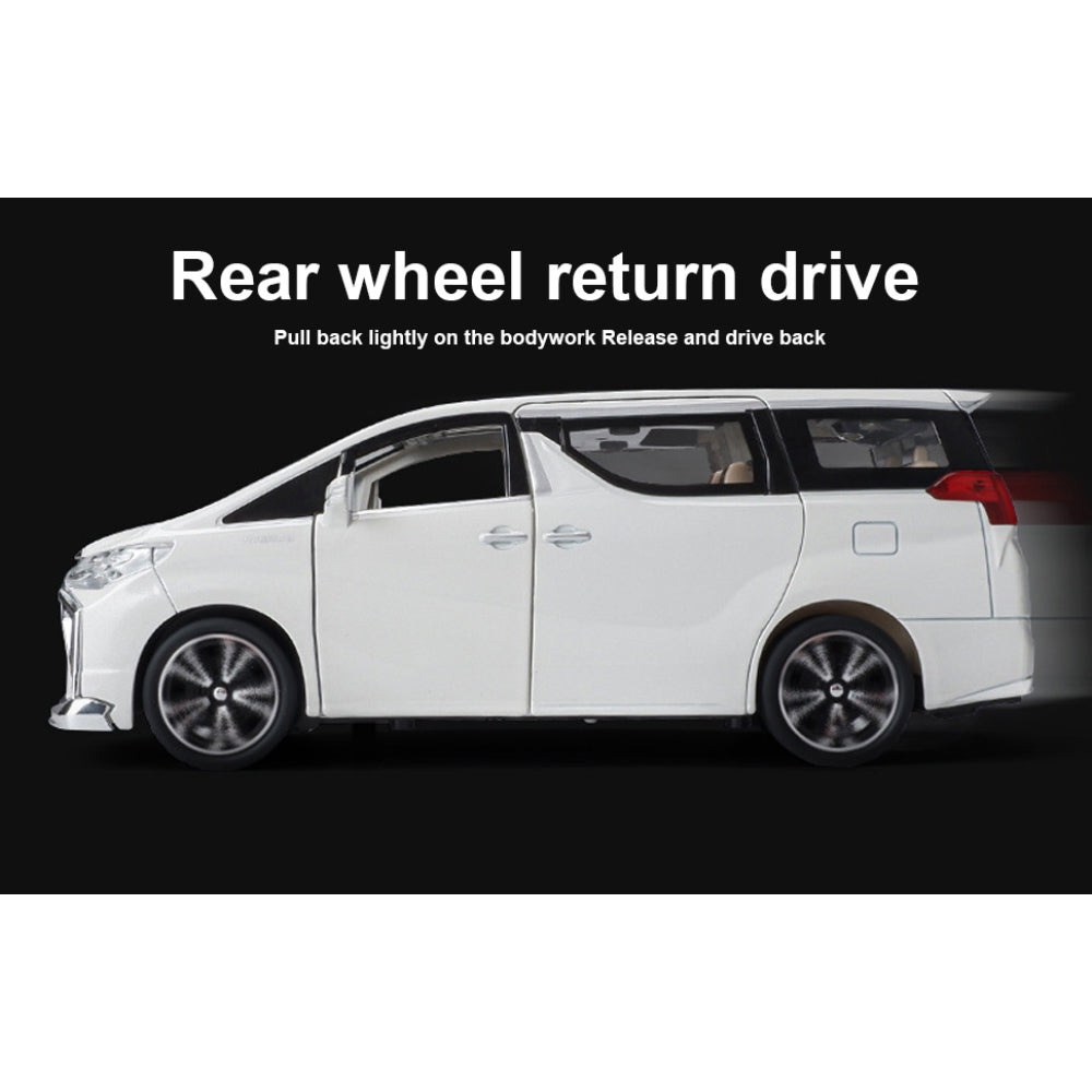 Dynamic Drive Explorer Alphard Feature-Packed Die-Cast Metal Model Car With Light And Sound