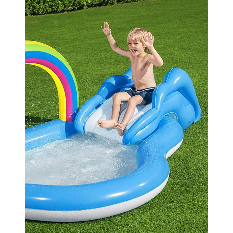 Bestway 53092 Rainbow N Shine Waterplay Centre Padding Pool