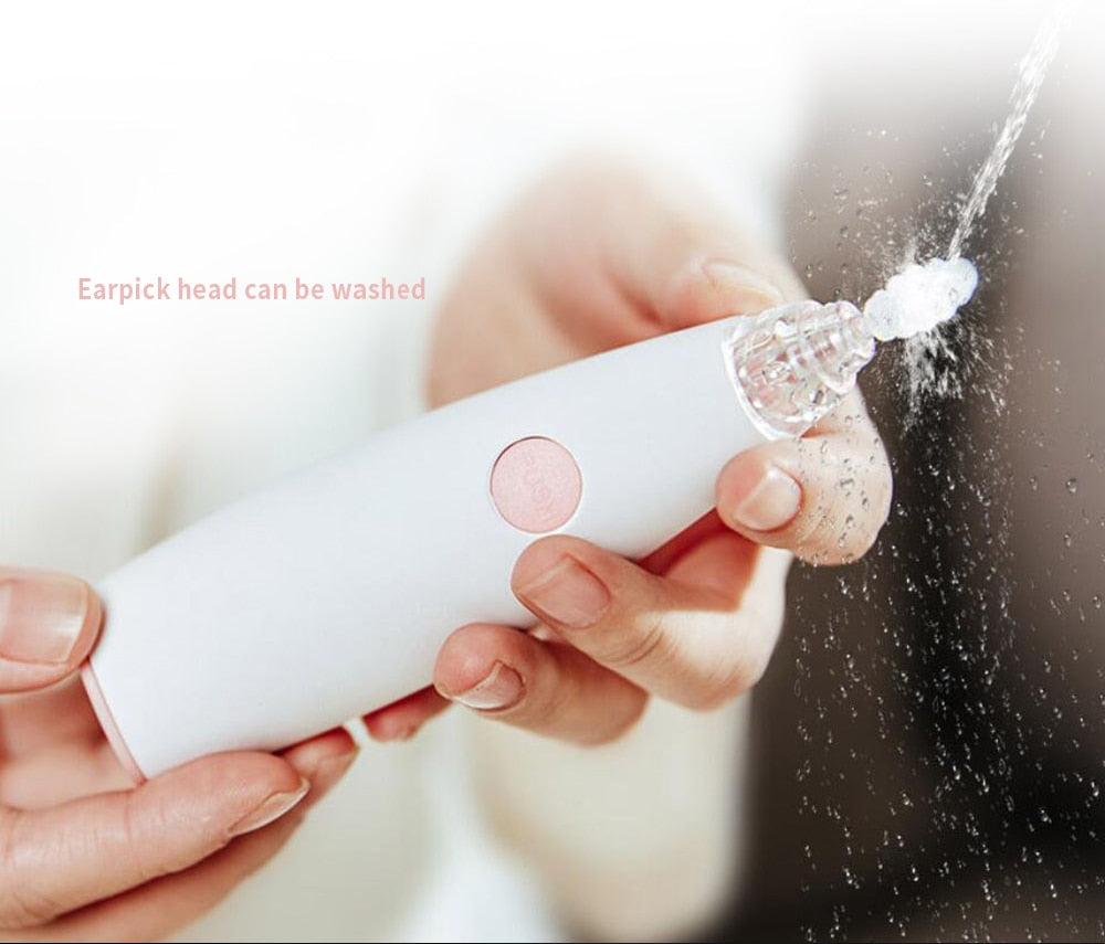 Baby Care Ear Spoon Penguin Shape Light Child Ears Cleaning With Electric Glowing Earwax