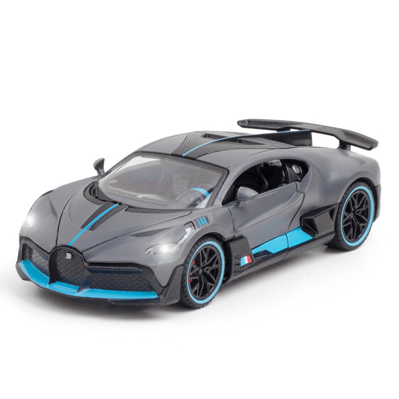 Bugatti Divo Paint New Color Alloy Die-casting Sound and Light Sports Toy Car