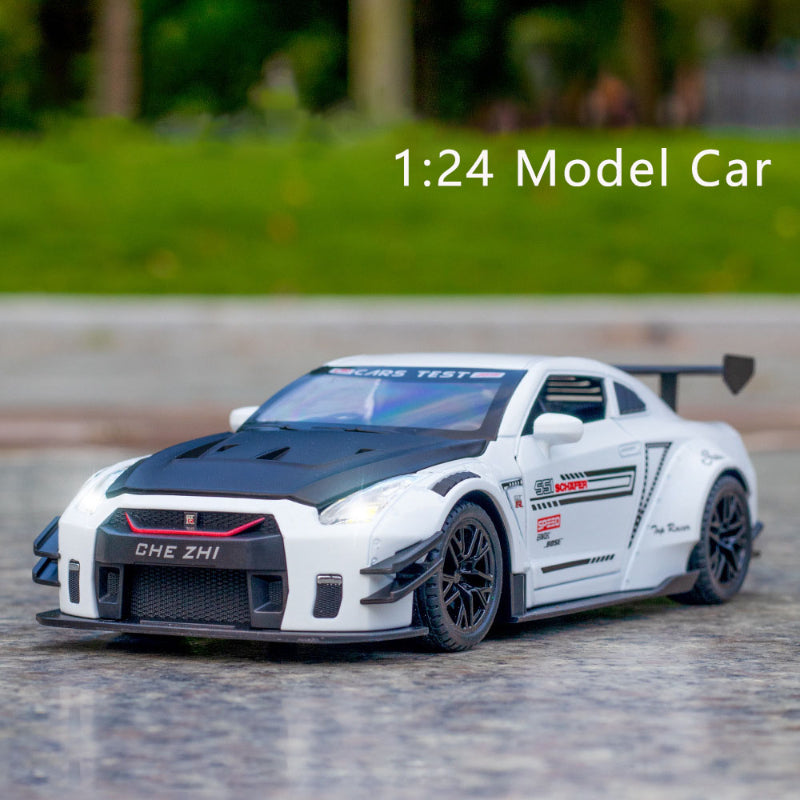 Nissan GTR Sports Alloy Model Simulation Pull Back With Sound And Light Car