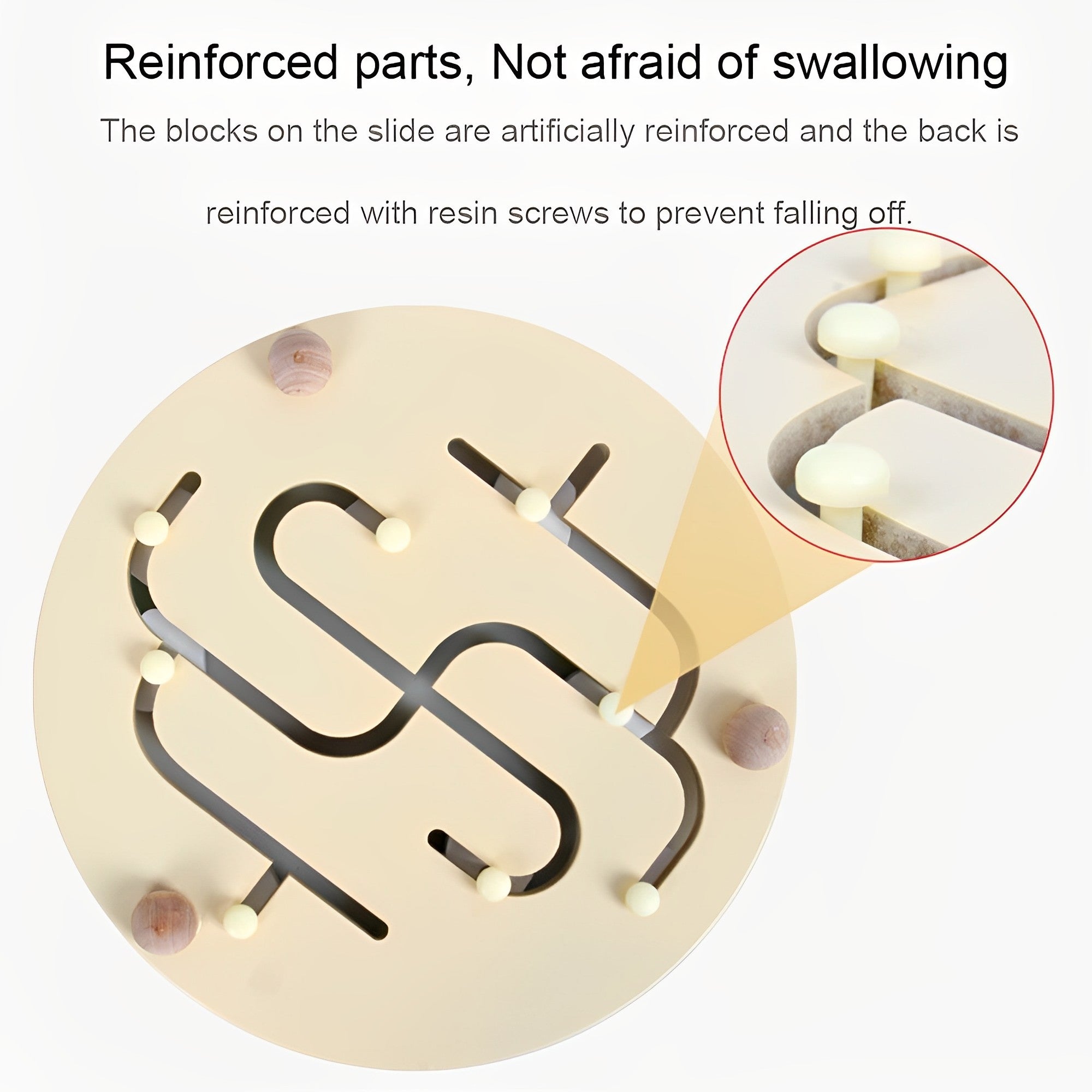 Montessori Fruit Maze & Assemble Wooden Puzzle Set For Toddlers