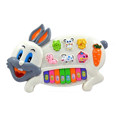 Musical Rabbit Piano Toy with Keyboard for Kids