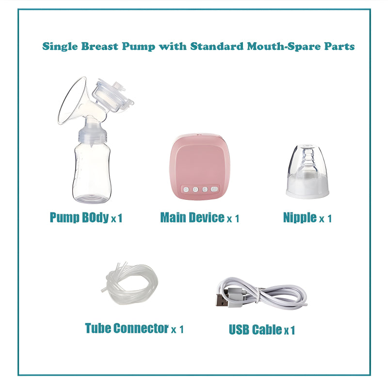 Powerful And Comfortable BPA-Free Electric Breast Pump With Strong Suction For Clean And Thorough Milk Extraction
