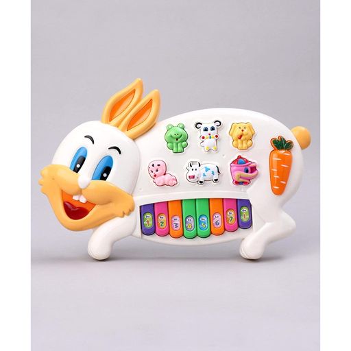 Musical Rabbit Piano Toy with Keyboard for Kids