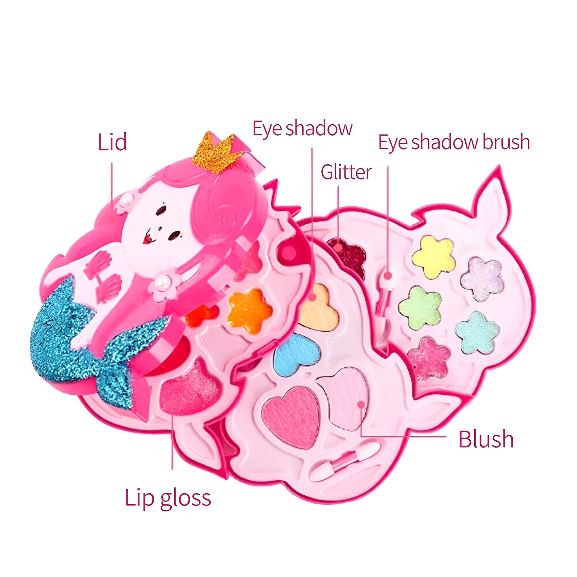 Princess Pretend Play Mermaid Magical Makeup Set