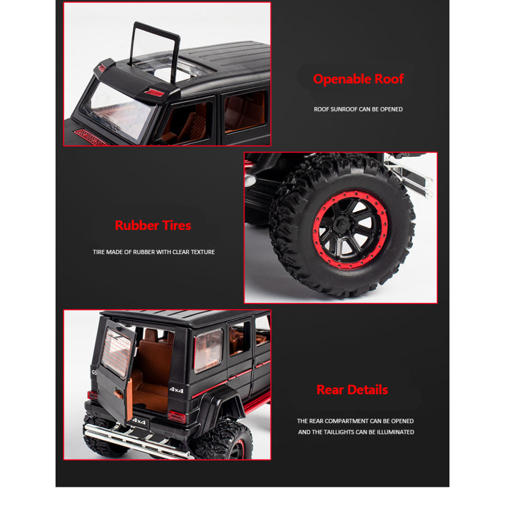 Mercedes Benz G500 Diecast Alloy Off-Road SUV Simulation Model Vehicle With Dynamic Music And Light