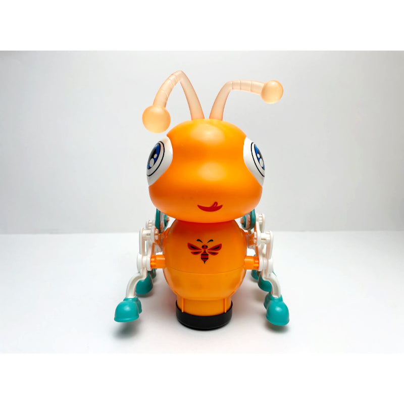 Musical Electric Singing Cute Bee Toy For Kids With Rotating Head And Flashing Antennas