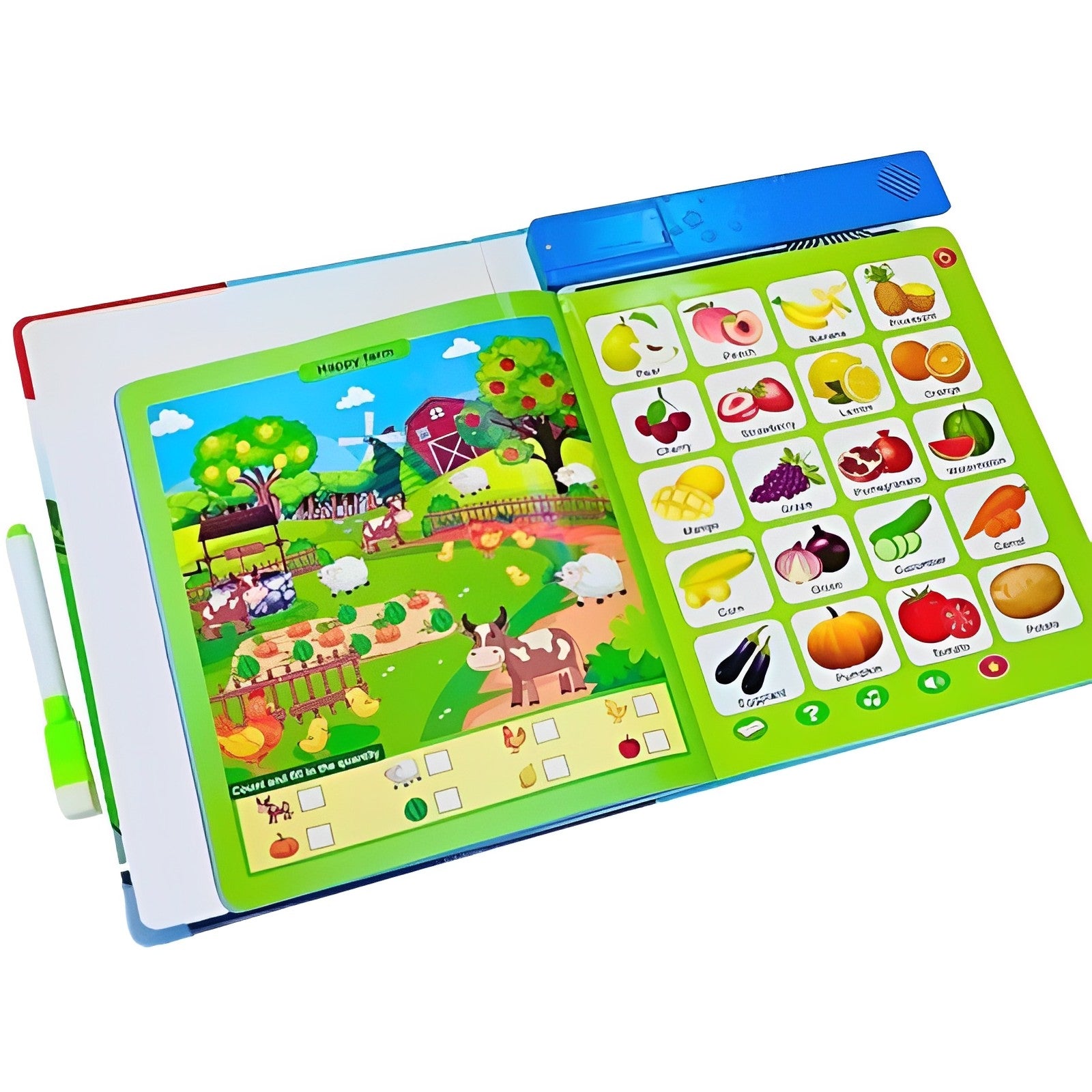 Educational Voice Smart English Learning E-Book For Kids