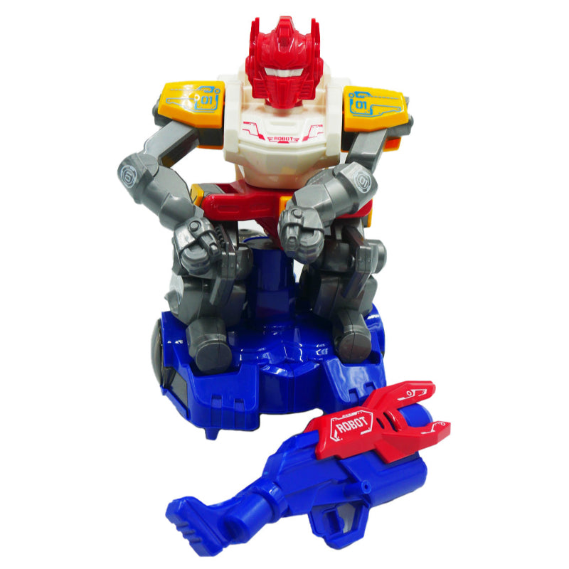 Robot Warrior, Dynamic Twist, Rotate 360, Dynamic music, Stunning Light for Kids
