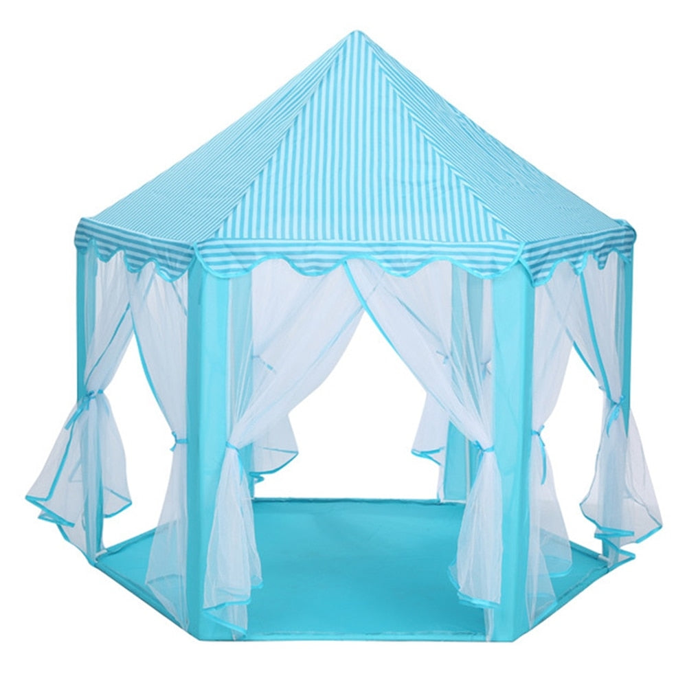 Portable Baby Tent House Kids Princess Castle Play Foldable Tent Indoor and Outdoor