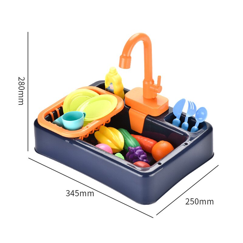 Pretend Kitchen Children’s Simulation Electric Dishwasher Toy