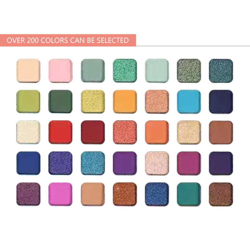 Colourful 96-color Palette butterfly pattern pearly matte Eye Makeup Eyeshadow Toy for Kids