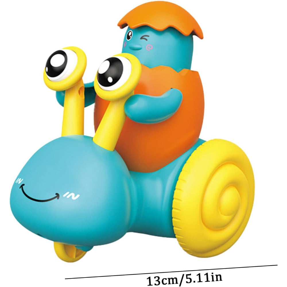 Speedy Shell Wind-Up Snail Toy With Dual Power Action And Safe Non-Toxic Material
