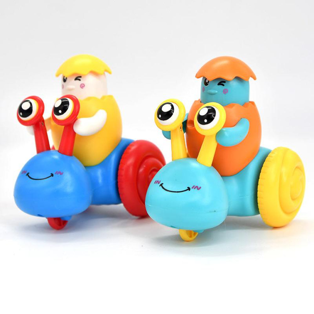 Speedy Shell Wind-Up Snail Toy With Dual Power Action And Safe Non-Toxic Material