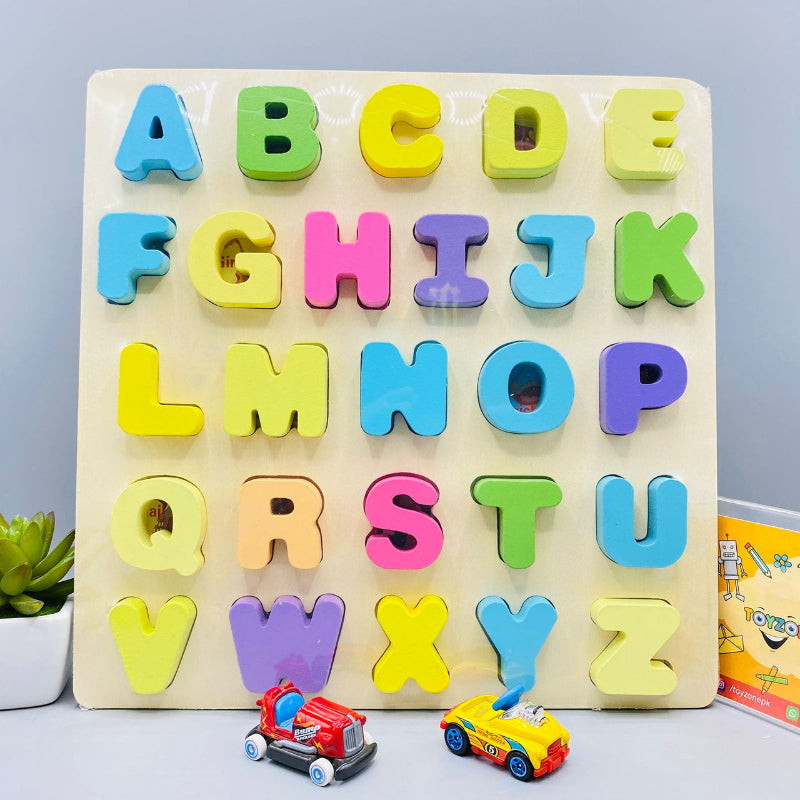 26 Letters Alphabetic Learning Board Puzzle With Animal Control For Kids