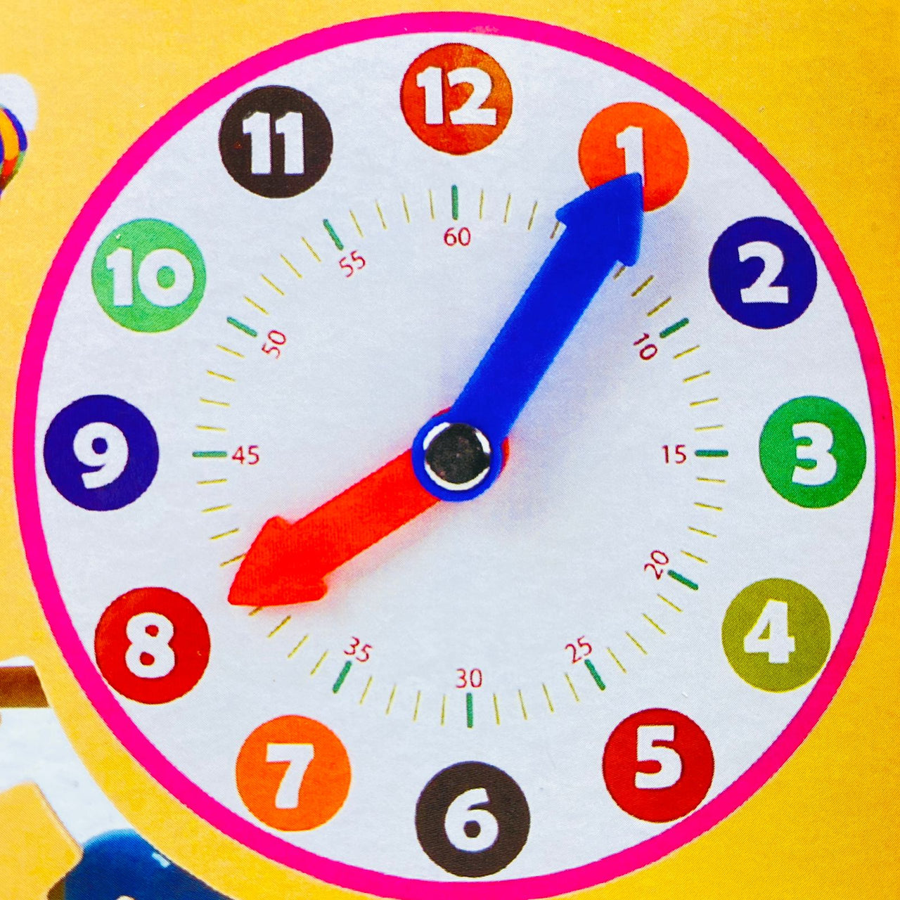 Wooden Calendar, Clock And Computing Educational Wooden Toy Rack For Kids