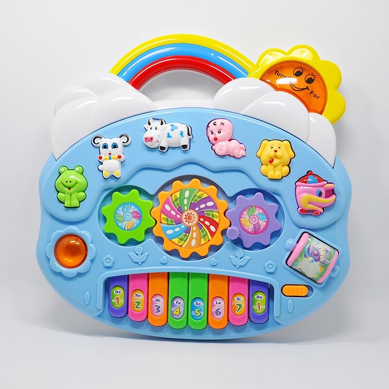 Rainbow Music Piano With Striking Colours And Fun Sounds For Kids