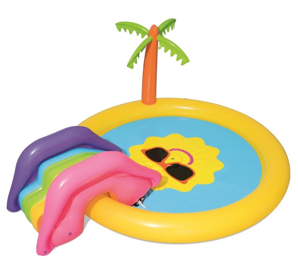 Bestway 53071 Kids Sunny Land Inflatable Summer Garden Splash Play Paddling Pool