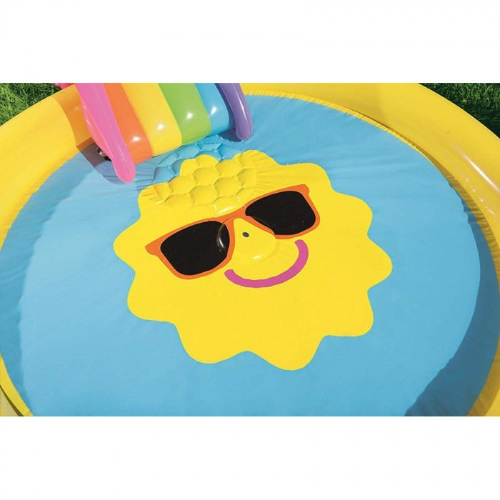 Bestway 53071 Kids Sunny Land Inflatable Summer Garden Splash Play Paddling Pool