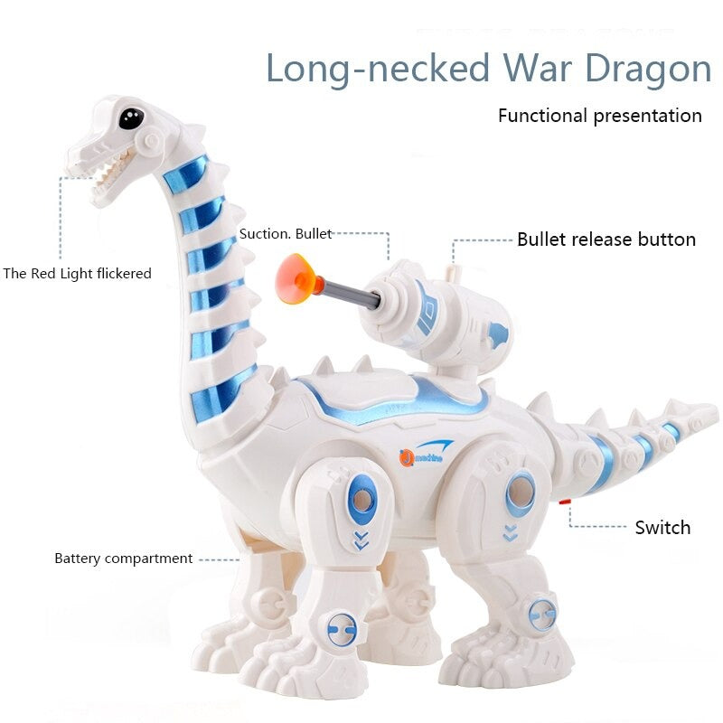 Multifunctional Electric Robotic Spray Dinosaur With Sound Effects Interactive Toy For Kids