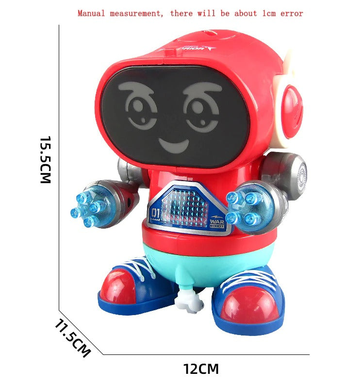 Children Electric Dancing Robot With Light , Music And Walking Toy For Kids