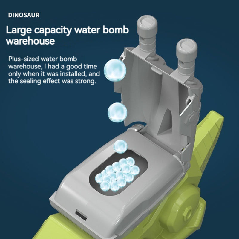 Rechargeable Automatic Electric Armoured Dino Water Gel Ball Laucher Toy For kids