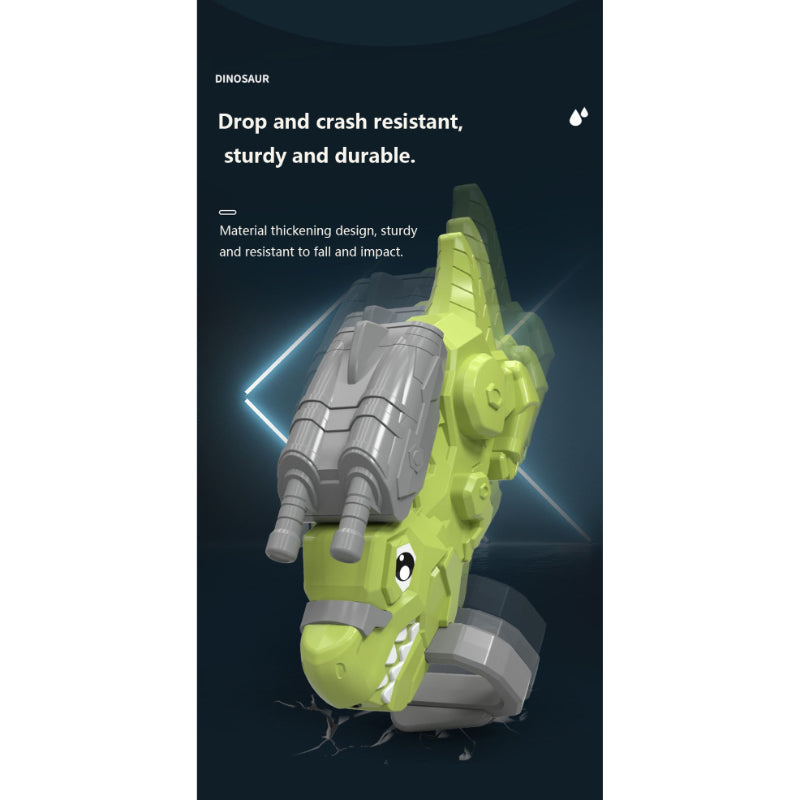 Rechargeable Automatic Electric Armoured Dino Water Gel Ball Laucher Toy For kids