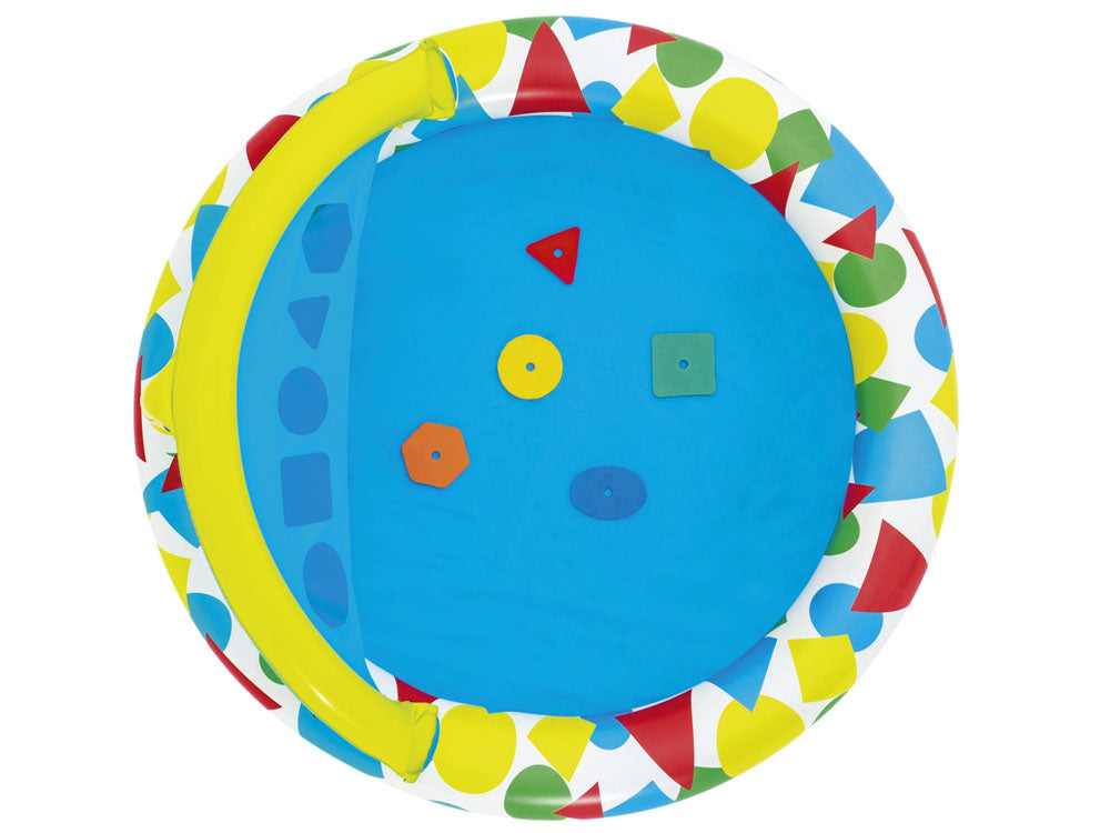 Bestway 52378 Splash And Learn Colorful Swimming Pool Mat Sorter 4 In 1