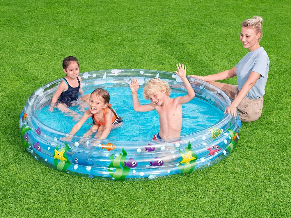 Bestway 51005 Inflatable Deep Dive 3-Ring 1.83m X 33cm Summer Garden Kids Pool