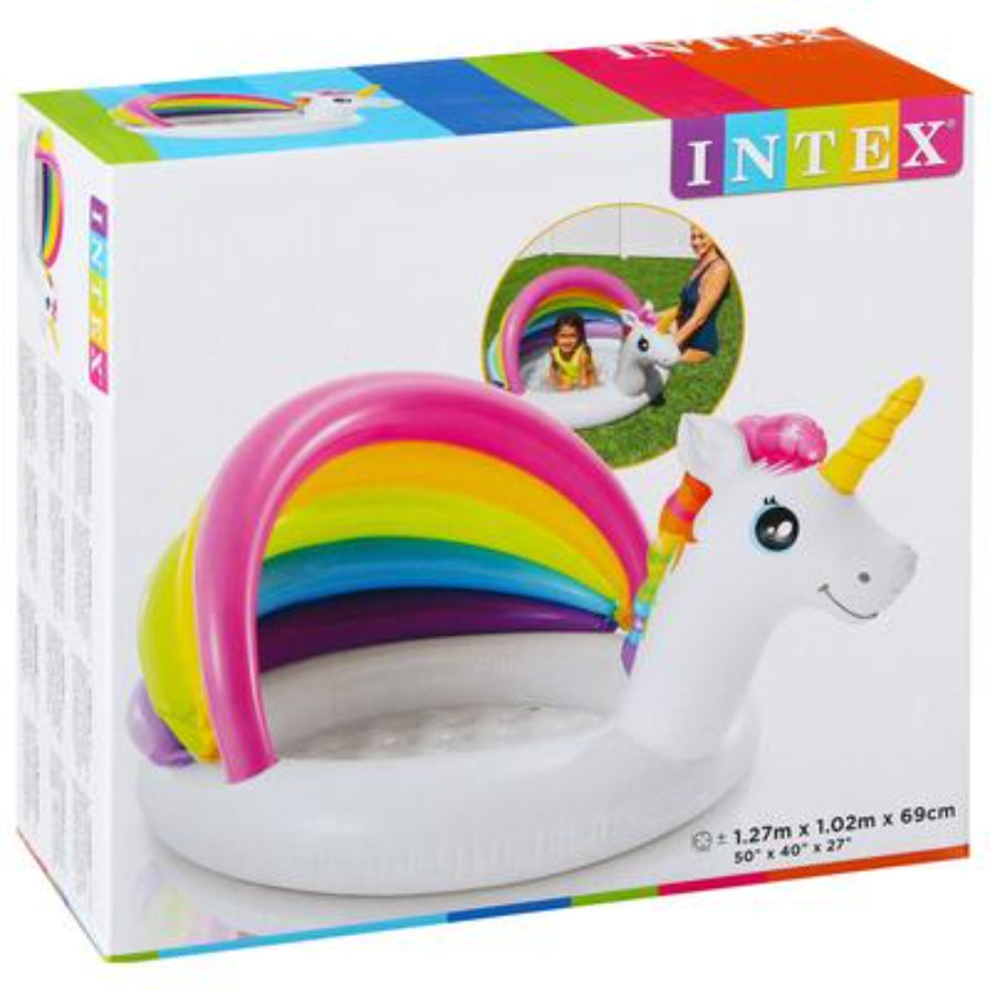 Intex 57113 Unicorn Baby Pool Kids Birthday Inflatable Outdoor Fun Sports Pool