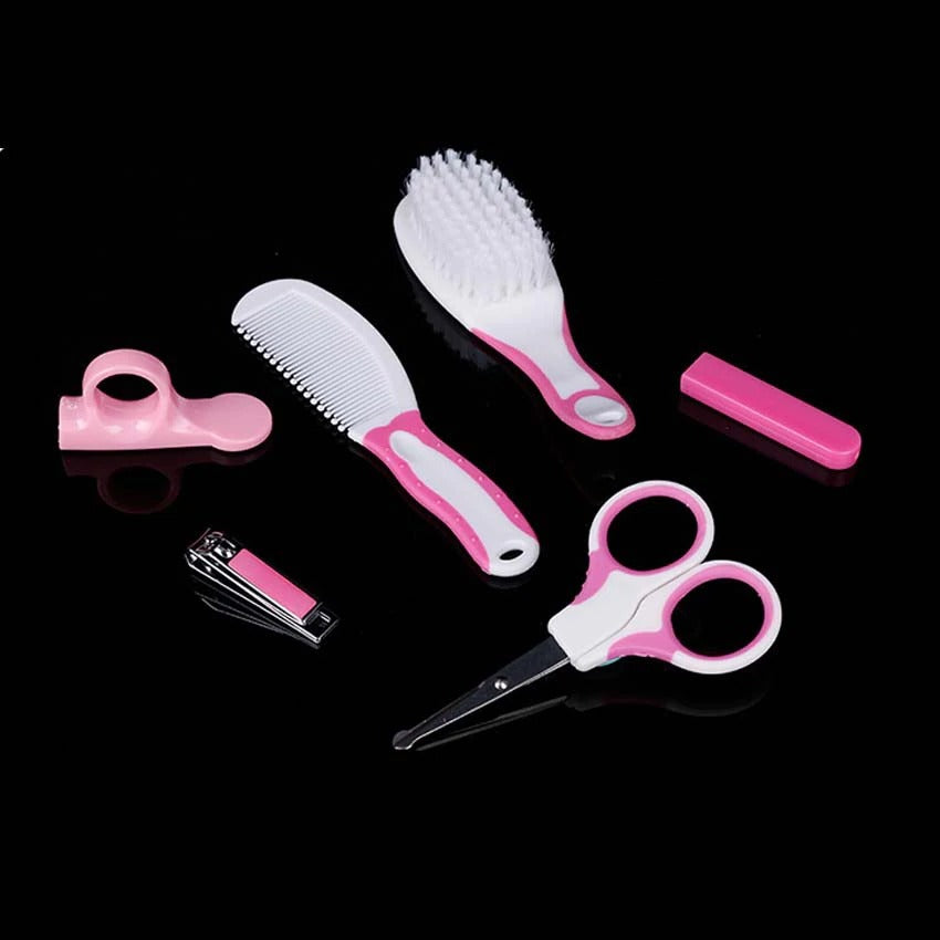 6 Pcs Baby Grooming Practical Clipper Trimmer Convenient Daily Baby Hair Brush Baby Care Kit
