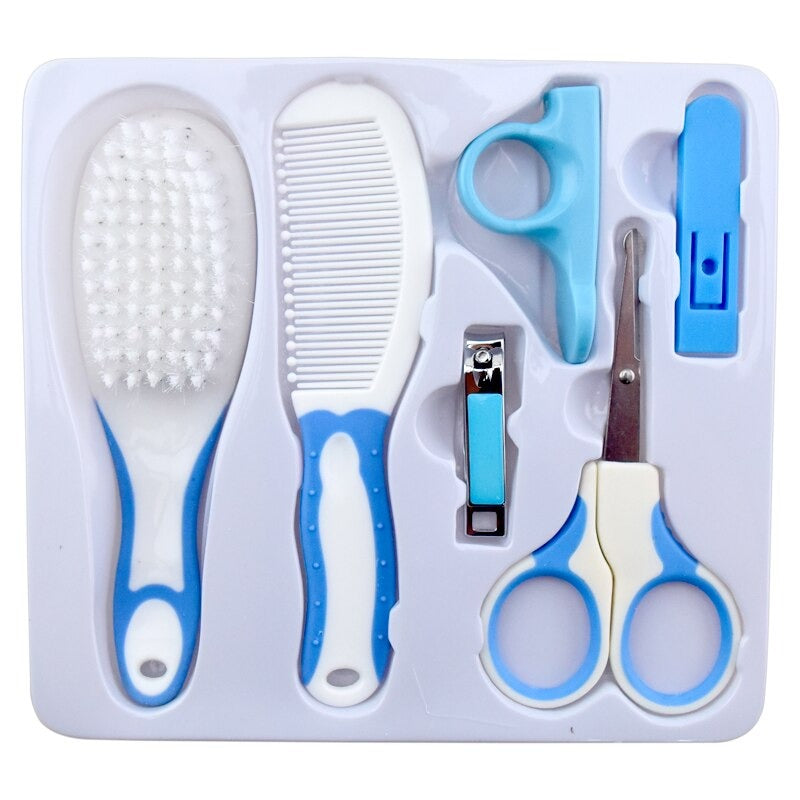 6 Pcs Baby Grooming Practical Clipper Trimmer Convenient Daily Baby Hair Brush Baby Care Kit