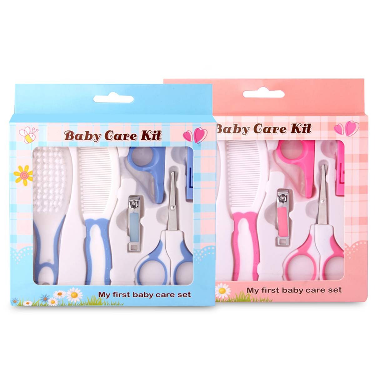 6 Pcs Baby Grooming Practical Clipper Trimmer Convenient Daily Baby Hair Brush Baby Care Kit