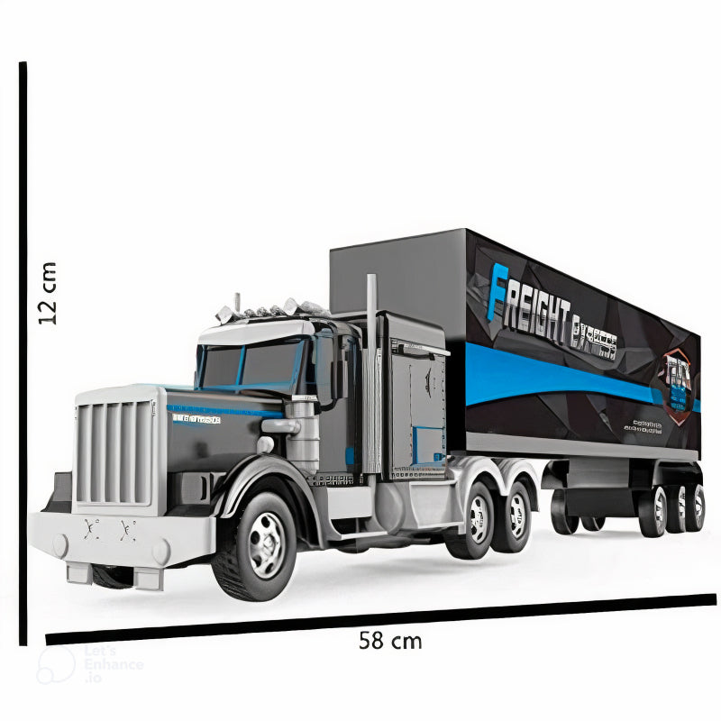 RC Truck Toy With Long Battery Full Function And High-End Container For Kids