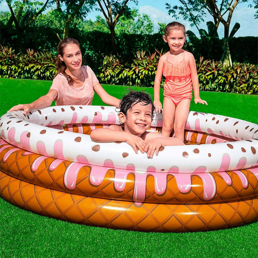 Bestway 51005 Inflatable Deep Dive 3-Ring 1.83m X 33cm Summer Garden Kids Pool