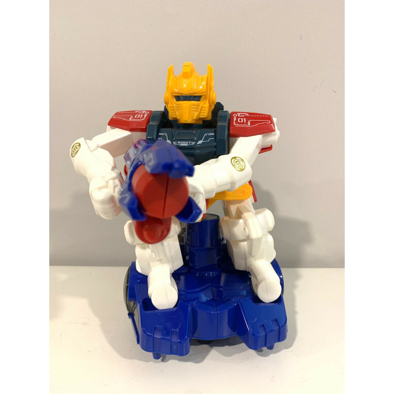 Robot Warrior, Dynamic Twist, Rotate 360, Dynamic music, Stunning Light for Kids